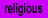 religious